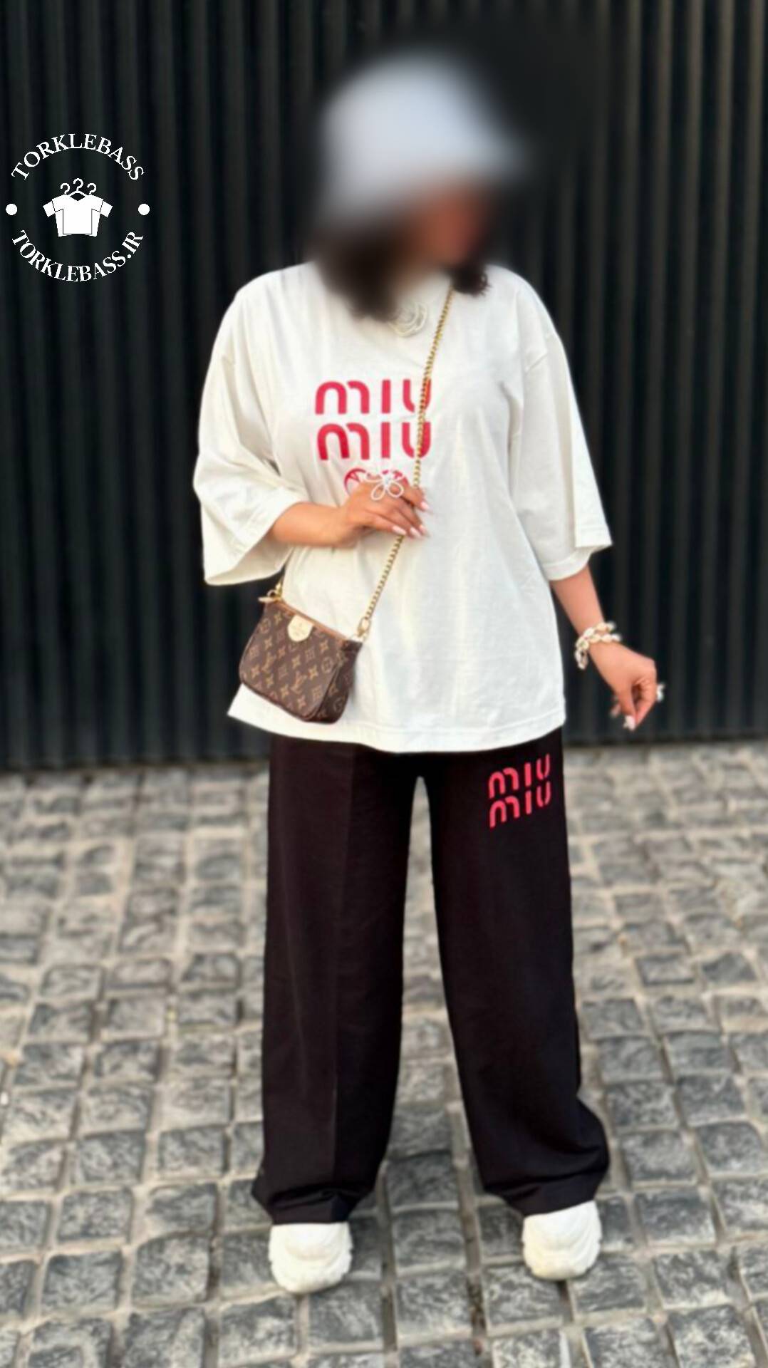 ست تیشرت شلوار miu miu