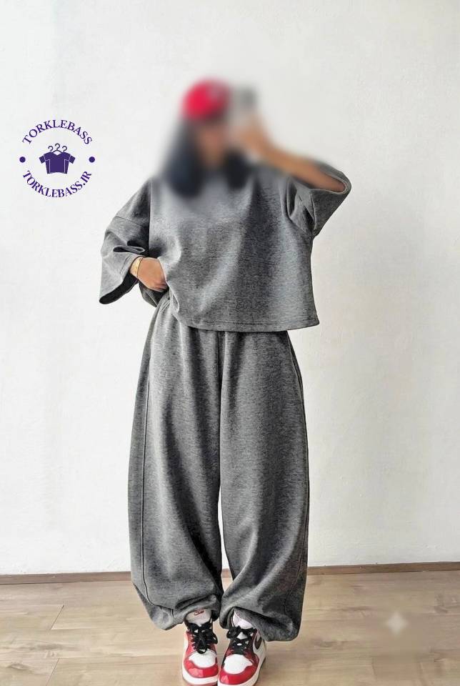 ست تی شرت شلوار لش دخترانه